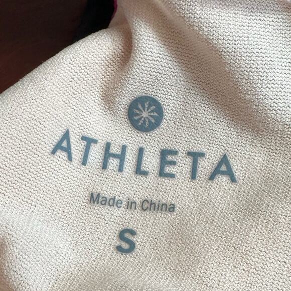 Athleta Shorebreak Black Grey Striped Swim Dress Built in Bra Athletic SMALL - Picture 5 of 10